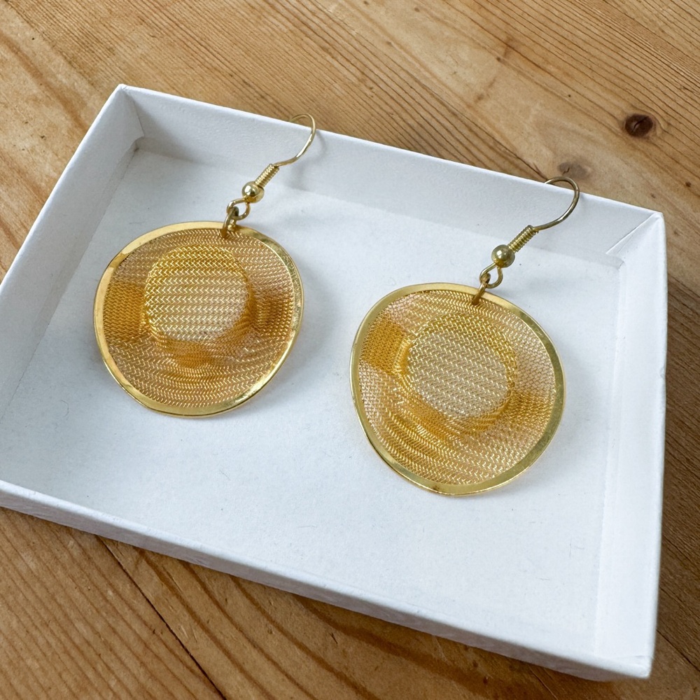Cowgirl Hat Earrings
